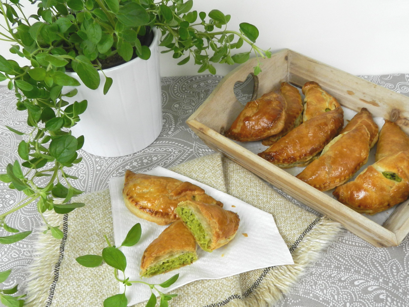 Erbsen-Blätterteig-Gebäck